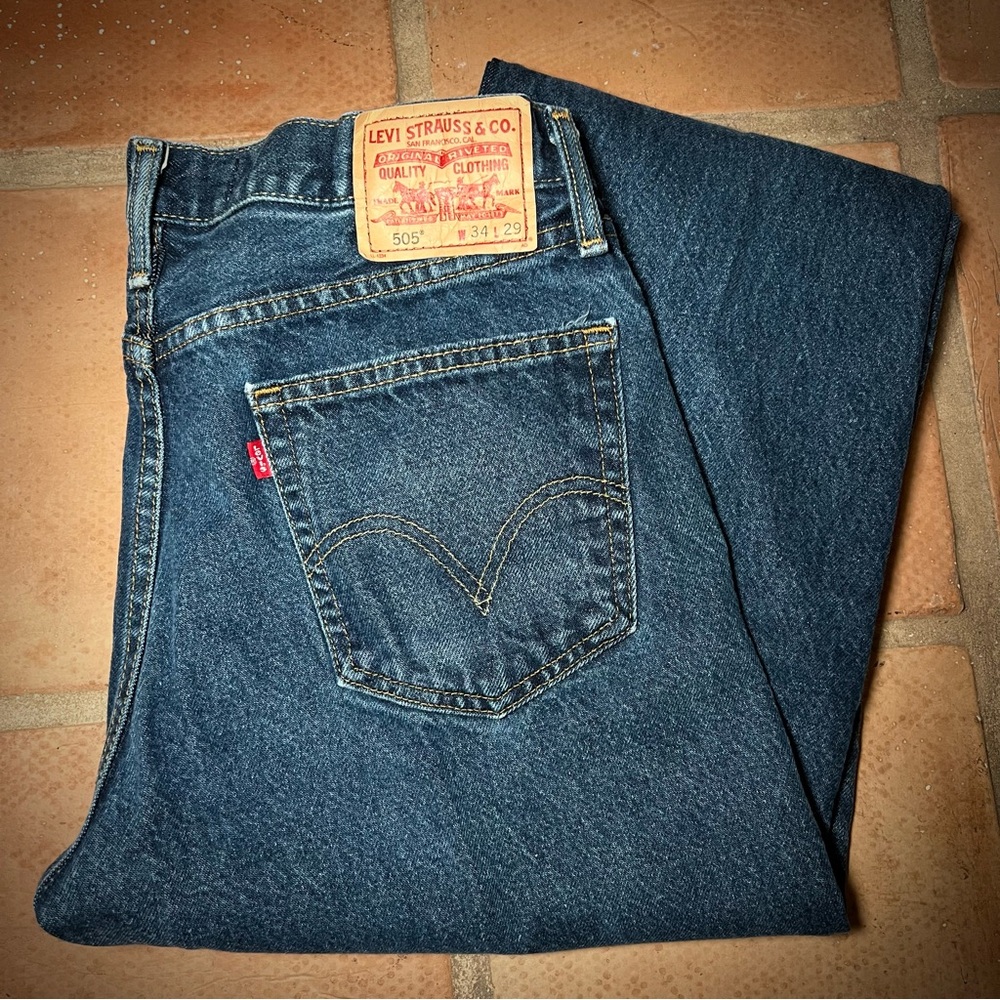 Levi's Blue Straight Jeans Classic Style